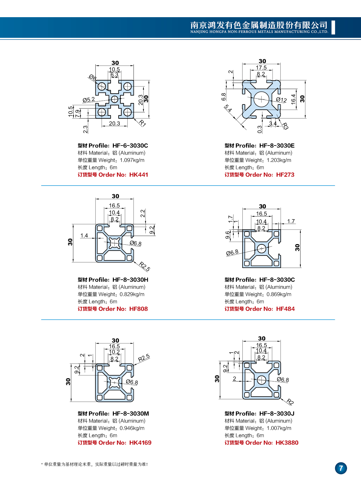 30系列工業(yè)鋁型材3